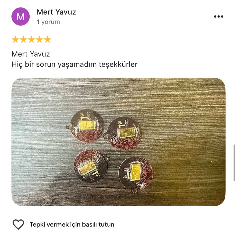 Google yorum görseli - Mert Yavuz