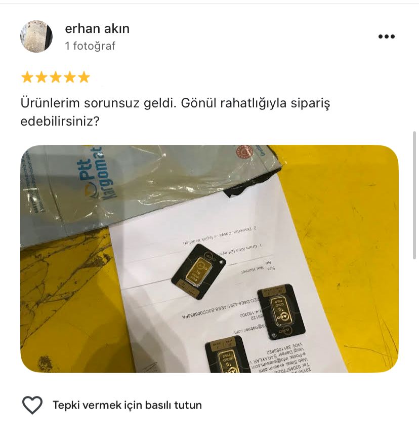 Google yorum görseli - erhan akın