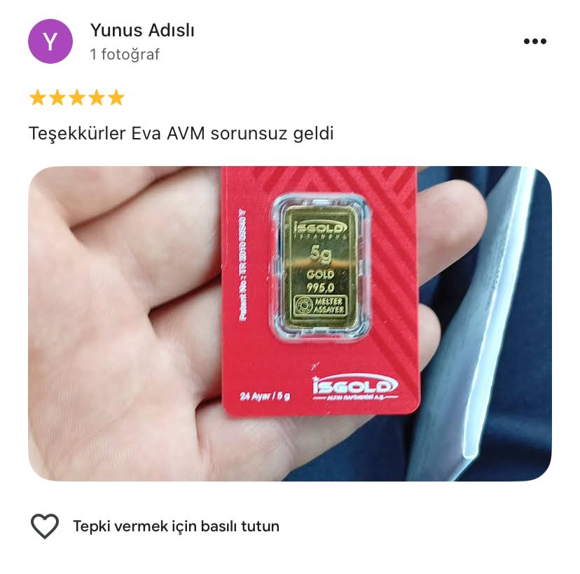 Google yorum görseli - Yunus Adıslı