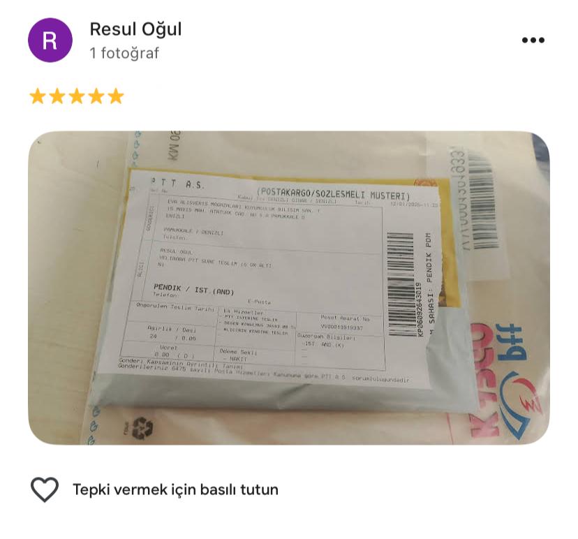 Google yorum görseli - Resul Oğul