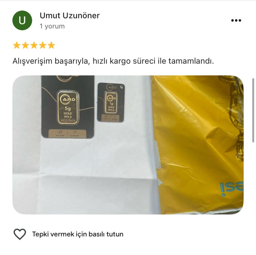 Google yorum görseli - Umut Uzunöner