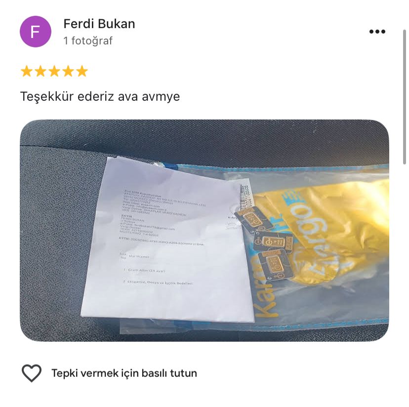 Google yorum görseli - Ferdi Bukan