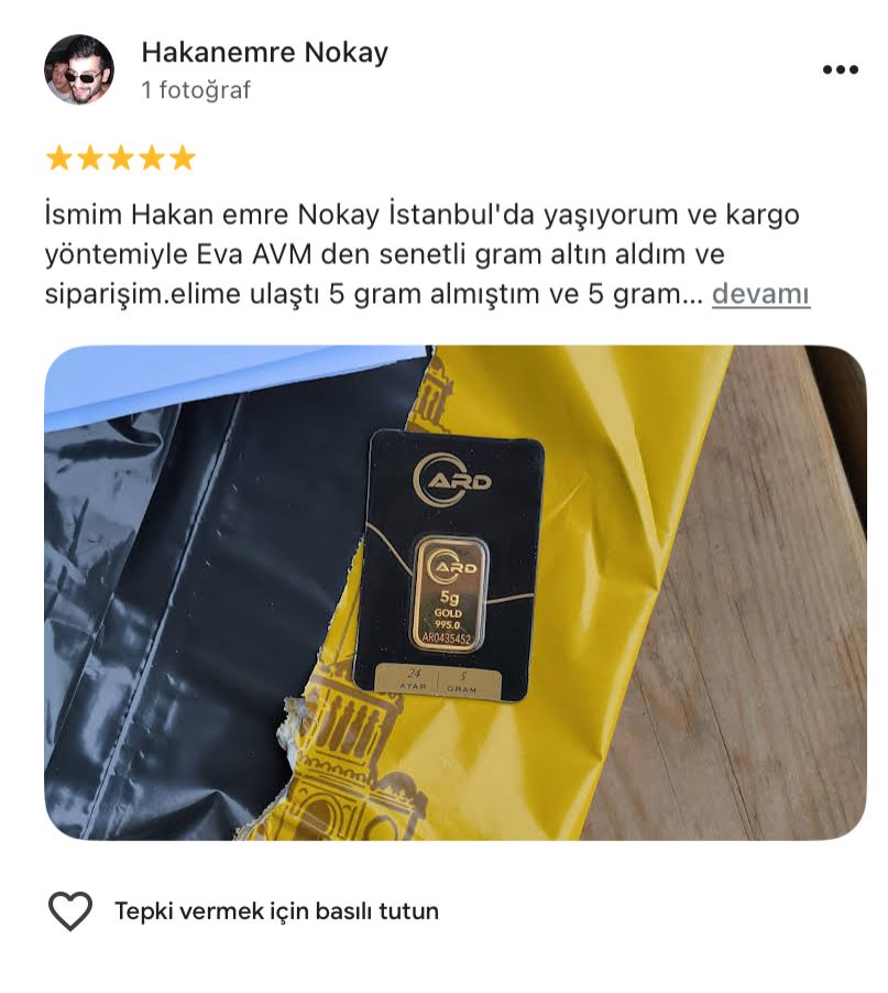 Google yorum görseli - Hakanemre Nokay