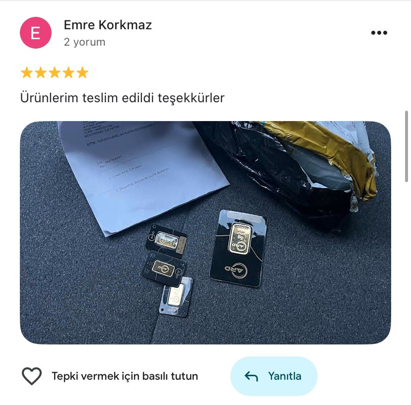Google yorum görseli - Emre Korkmaz