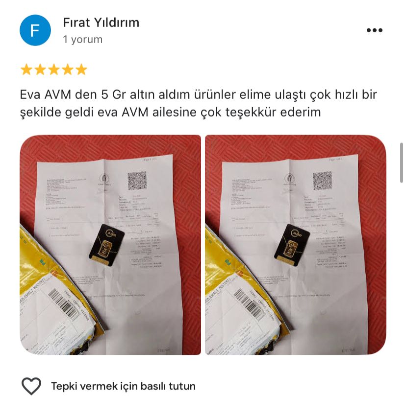 Google yorum görseli - Fırat Yıldırım