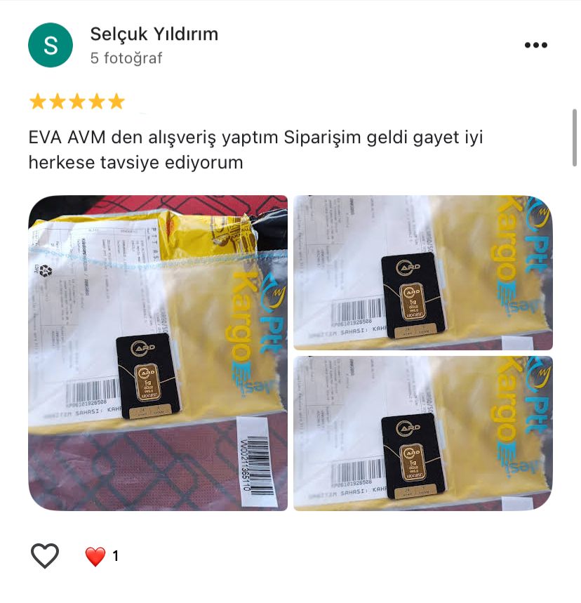 Google yorum görseli - Selçuk Yıldırım