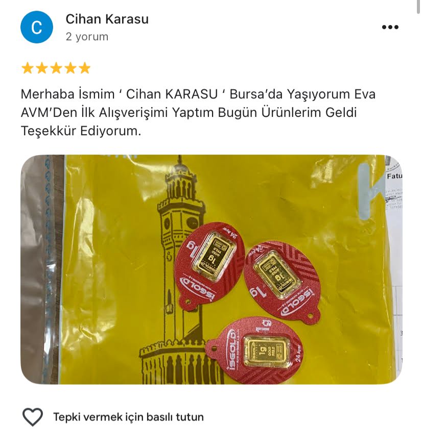 Google yorum görseli - Cihan Karasu