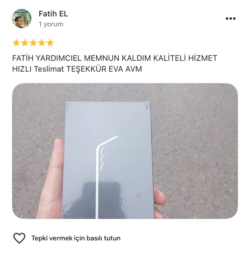 Google yorum görseli - Fatih EL