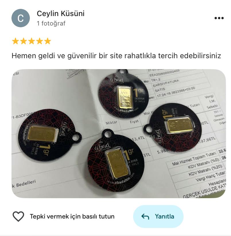 Google yorum görseli - Ceylin Küsüni