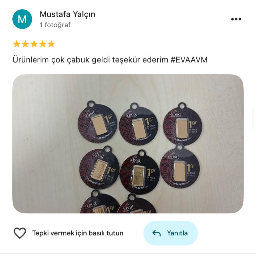 Google yorum görseli - Mustafa Yalçın