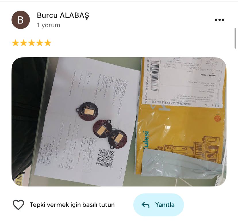 Google yorum görseli - Burcu ALABAŞ
