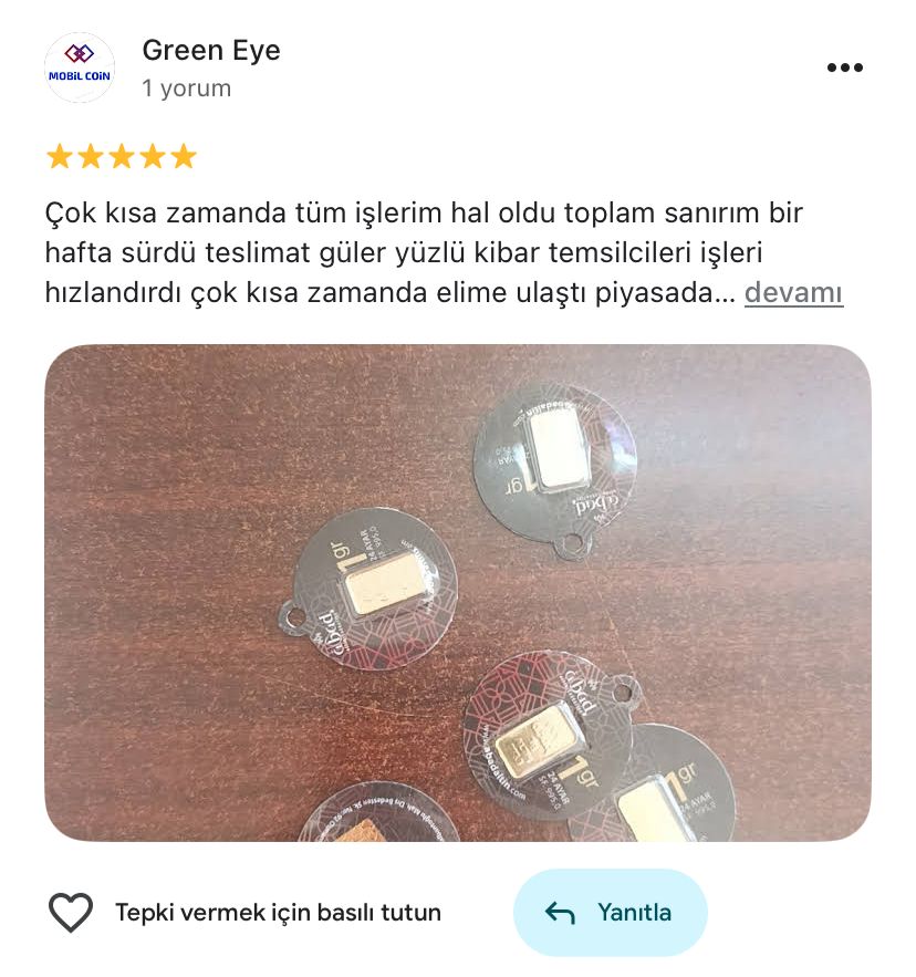 Google yorum görseli - Green Eye