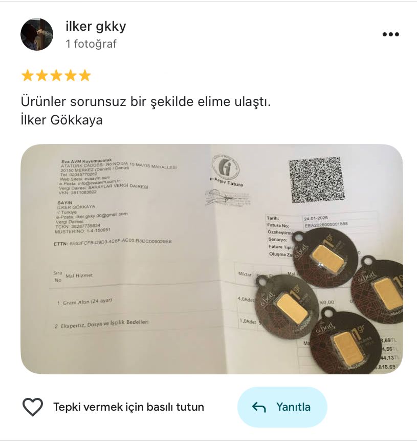 Google yorum görseli - ilker gkky