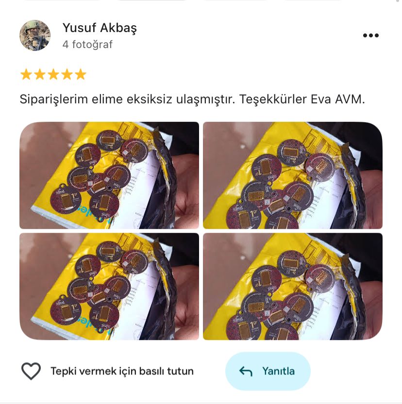Google yorum görseli - Yusuf Akbaş