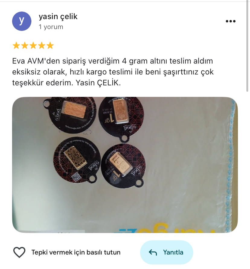 Google yorum görseli -    yasin çelik