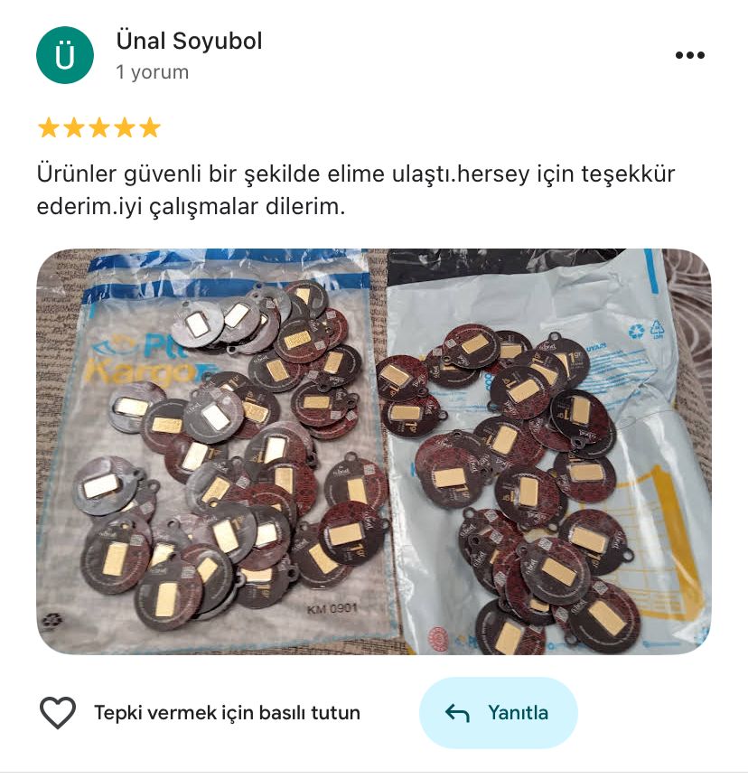 Google yorum görseli - Ünal Soyubol