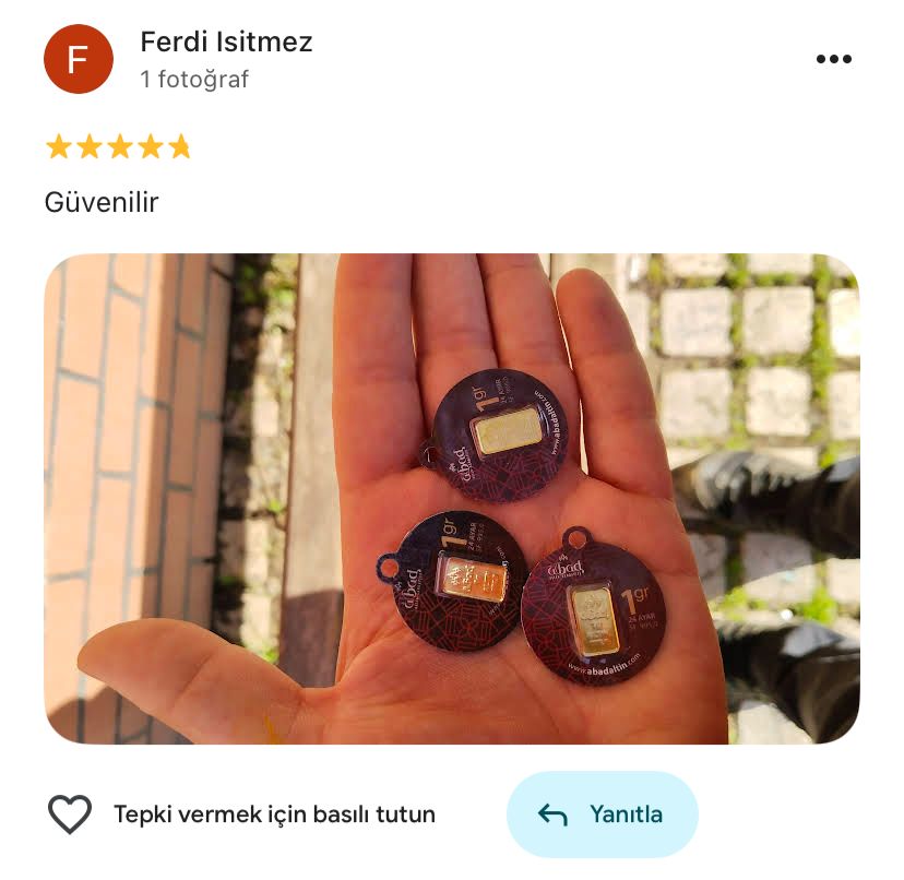 Google yorum görseli - Ferdi Isitmez