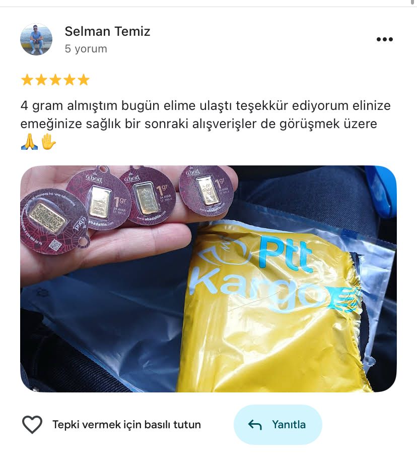 Google yorum görseli - Selman Temiz