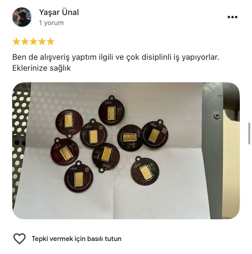 Google yorum görseli - Yaşar Ünal