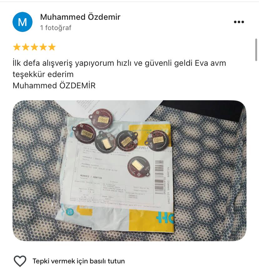 Google yorum görseli - Muhammed Özdemir