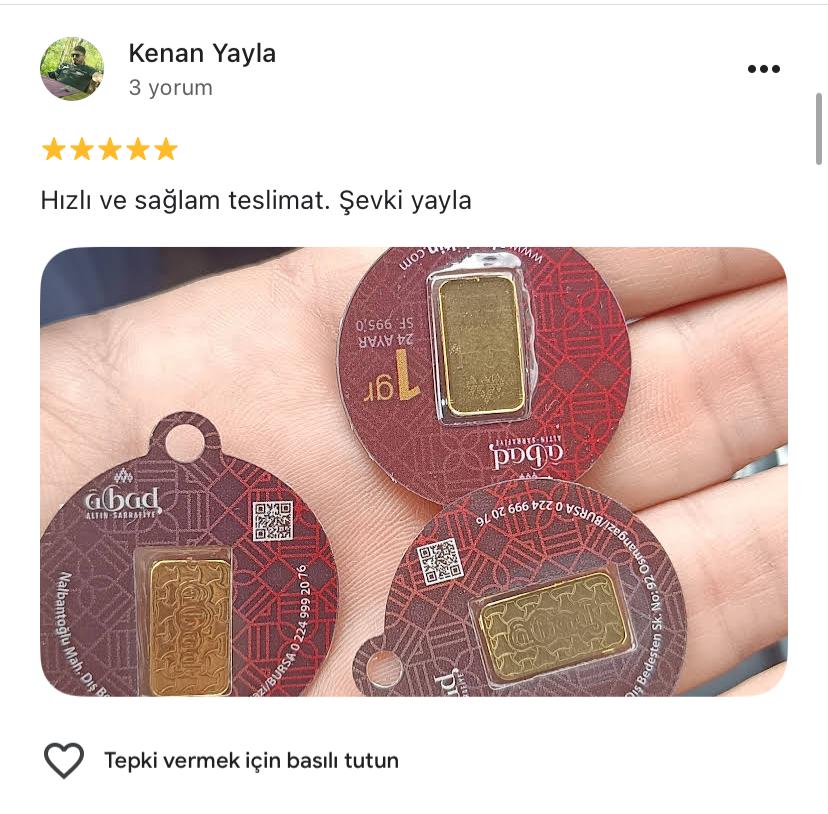 Google yorum görseli - Kenan Yayla