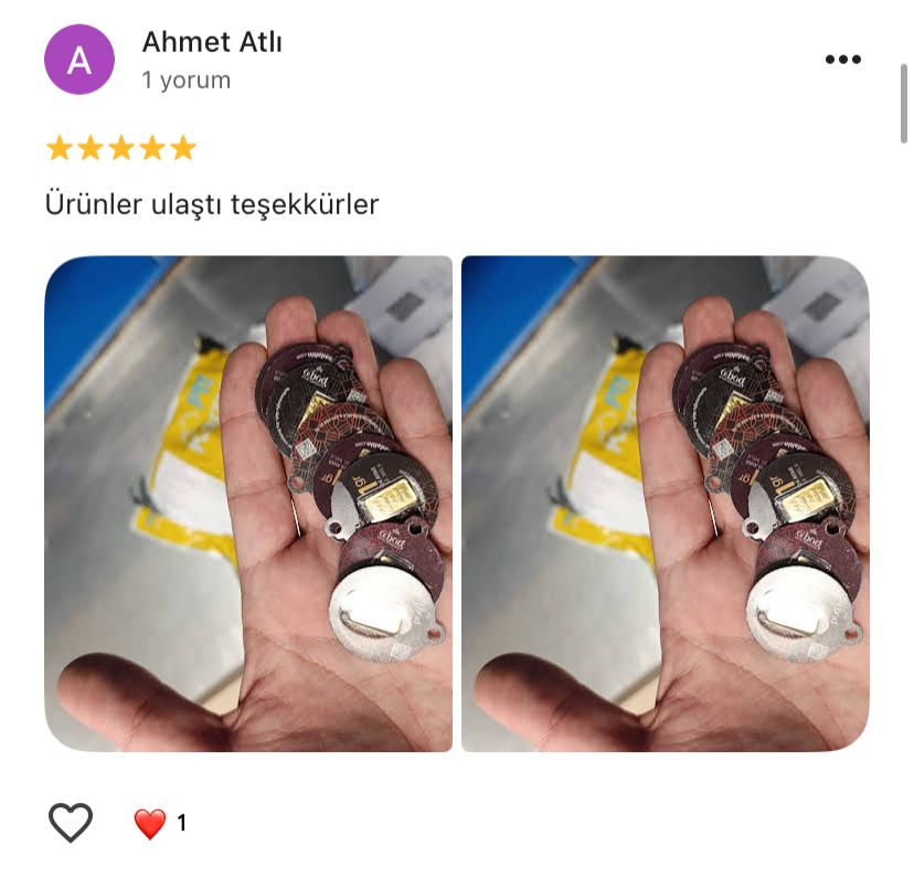 Google yorum görseli - Ahmet Atlı