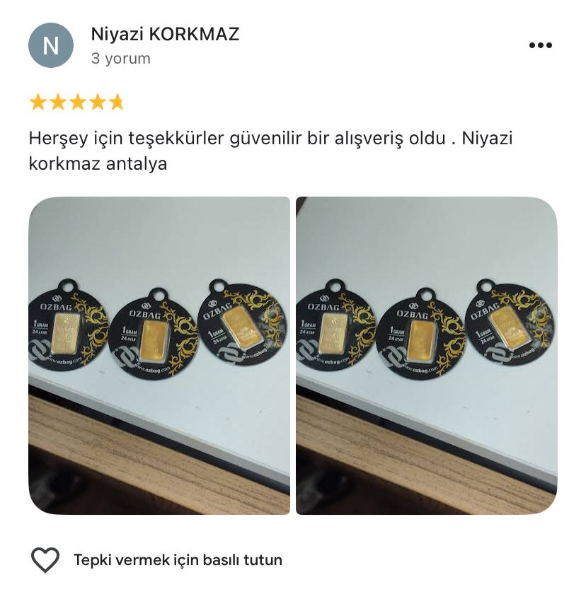 Google yorum görseli - Niyazi KORKMAZ