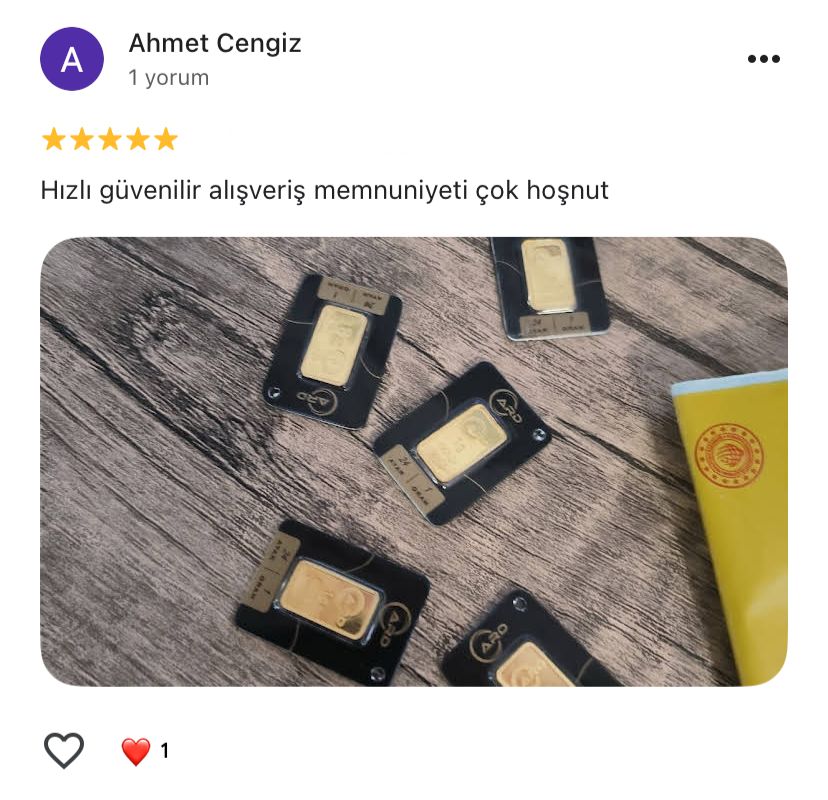 Google yorum görseli -  Ahmet Cengiz