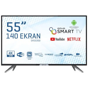 ONVO OV55500 55'' 140 Ekran Uydu Alıcılı 4K Ultra HD Smart LED TV...