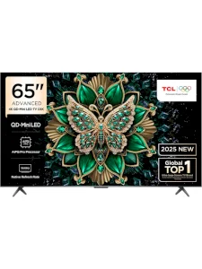 TCL 65C6K 4K Ultra HD 65" 165 Screen Google Smart MiniLED TV with Satellite Receiver