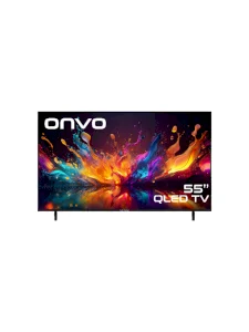 Onvo 55OVF9250UQ 4K Ultra HD 55" 140 Screen Google Smart QLED TV with Satellite Receiver